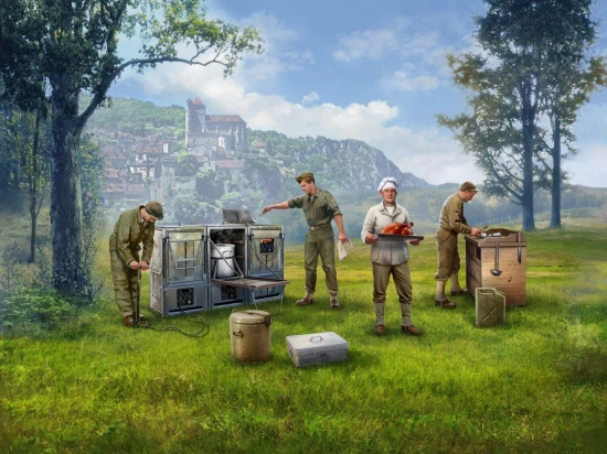 US Field Stove M1937 with cooks