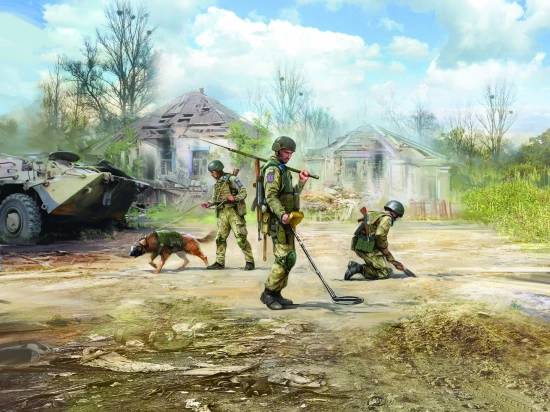 To be ahead - to save the life - Sappers of the Armed Forces of Ukraine (3 figures)
