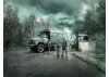 Chernobyl #1 Radiation Monitoring Station (ZiL Truck - Barrier Checkpoint & 5 Figures)