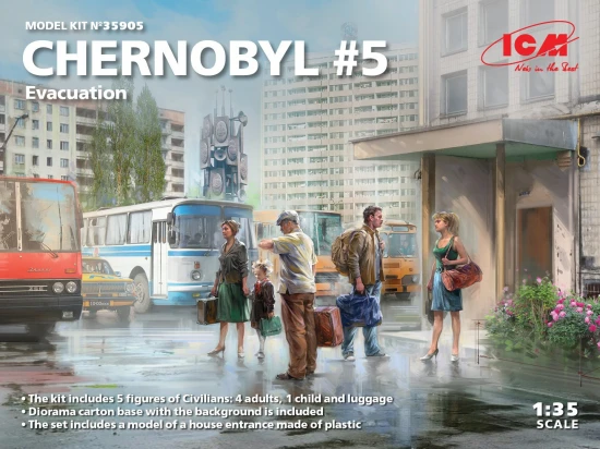 Chernobyl #5 Extraction (2 Adults - 2 Children & Luggage)