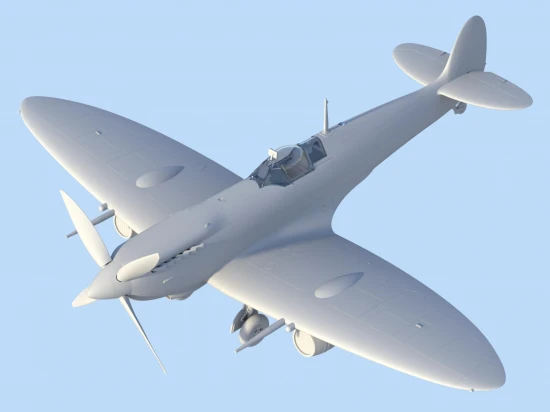 Spitfire Mk.IXC Beer Delivery - WWII British Fighter