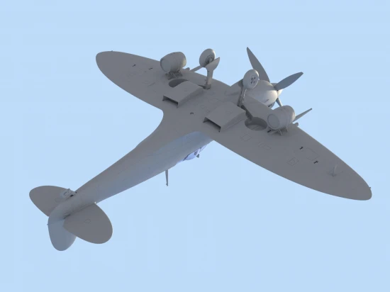 Spitfire Mk.IXC Beer Delivery - WWII British Fighter