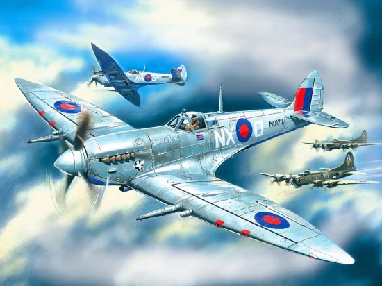 Spitfire Mk.VII - WWII British Fighter