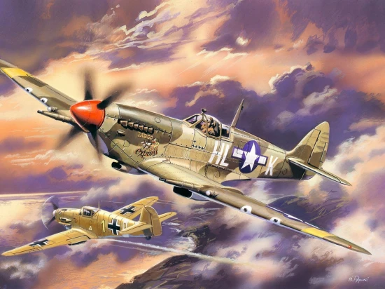 Spitfire Mk.VIII - WWII USAAF Fighter