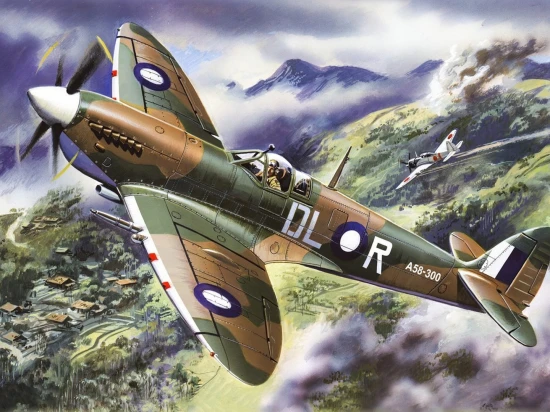 Spitfire Mk.VIII - WWII British Fighter
