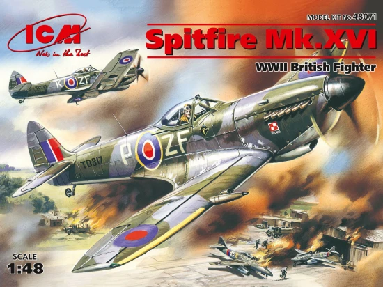 Spitfire Mk.XVI - WWII British Fighter