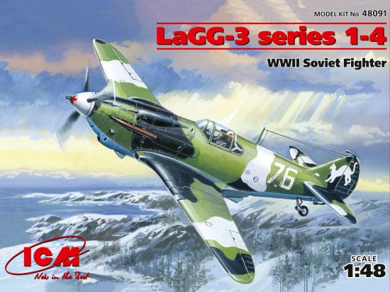 LaGG-3 series 1-4 - WWII Soviet Fighter