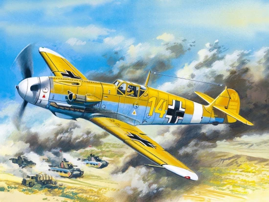 Messerschmitt BF 109F-4Z/Trop - WWII German Fighter