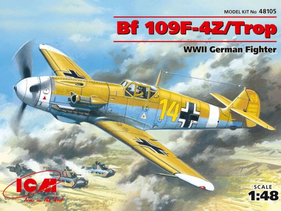 Messerschmitt BF 109F-4Z/Trop - WWII German Fighter