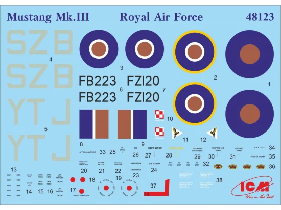 Mustang Mk.III - WWII RAF Fighter