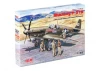 Mustang P-51B with USAAF Pilots and Ground Personnel