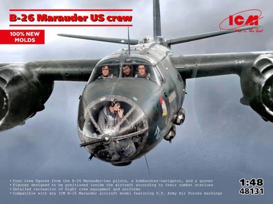 B-26 Marauder U.S. Crew (4 Figures)
