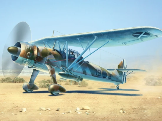 Hs 126A-1 with bomb rack - Condor Legion Reconnaissance Plane