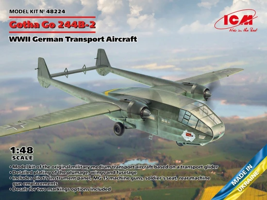 Gotha Go 244B-2 - WWII German Transport Aircraft