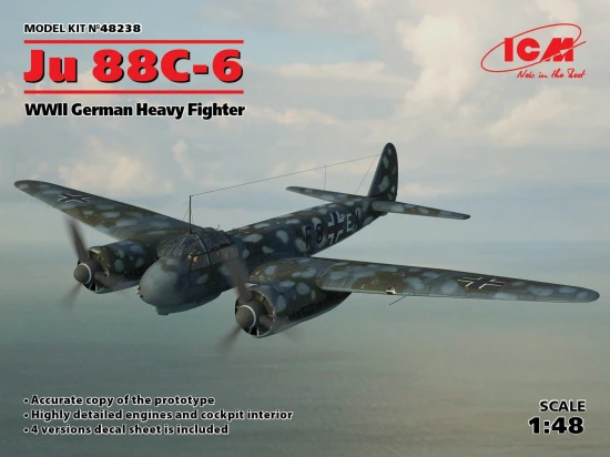 Ju 88С-6 - WWII German Heavy Fighter