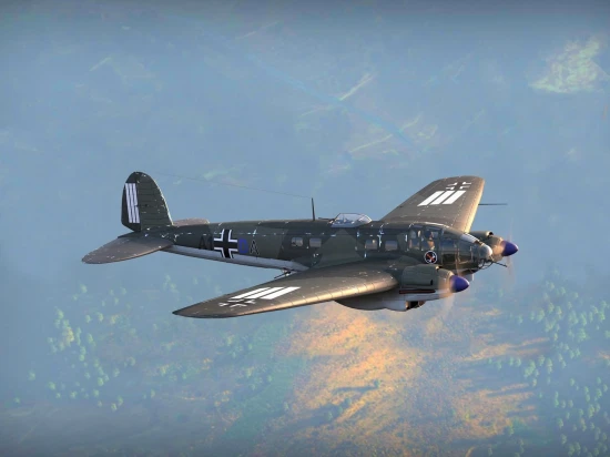 He 111H-3 - WWII German Bomber