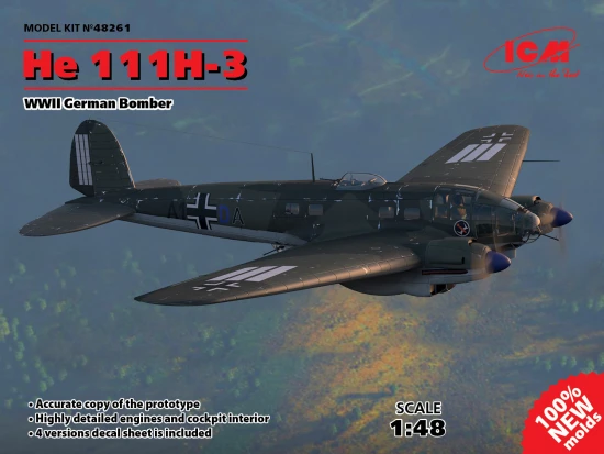 He 111H-3 - WWII German Bomber