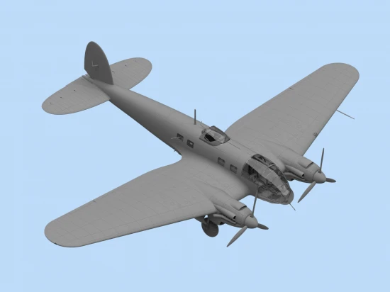 He 111H-3 - WWII German Bomber