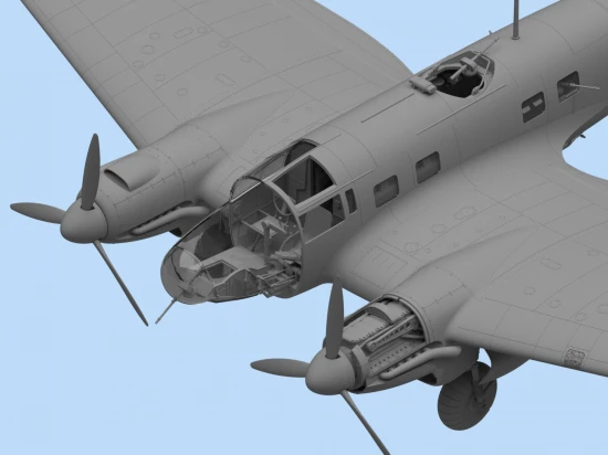 He 111H-3 - WWII German Bomber