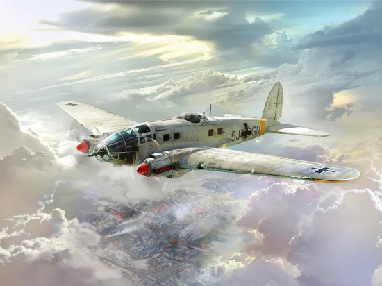 He 111H-16 - WWII German Bomber