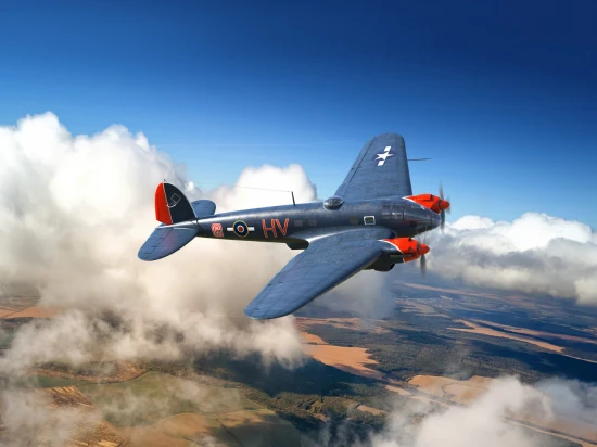 Captured HeinkelHe 111H-20 Bomber