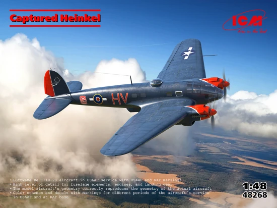Captured HeinkelHe 111H-20 Bomber