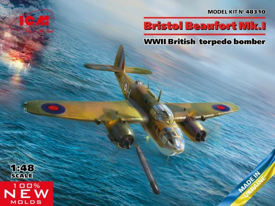 Bristol Beaufort Mk.I - WWII British Torpedo-Bomber