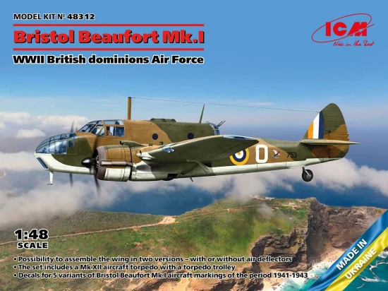 Bristol Beaufort Mk.I - WWII British dominions Air Force