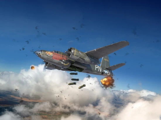 B-26B Marauder Flak Bait. 322nd Bombardment Group