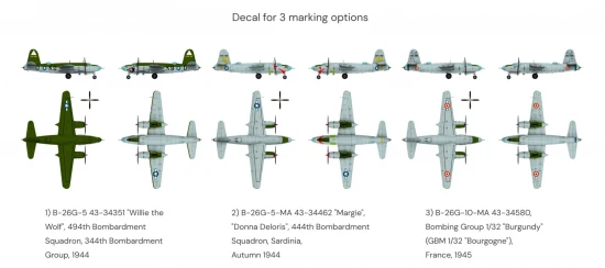 B-26G Marauder - WWII American/French Bomber