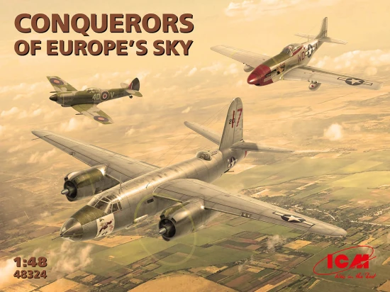 Conquerors of Europes Sky (Set of 3 Aircraft)