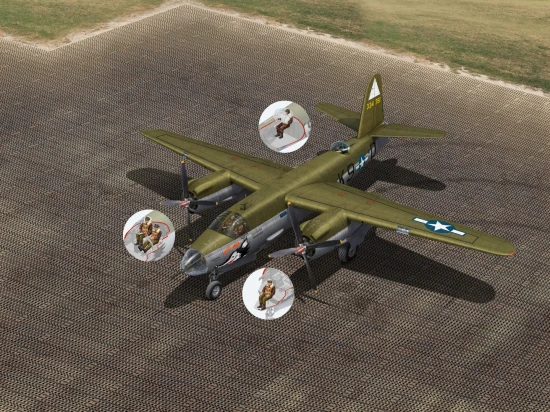 Airfield of the American bomber group