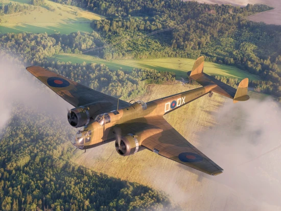 HP.52 Hampden B.Mk.I WWII British Bomber