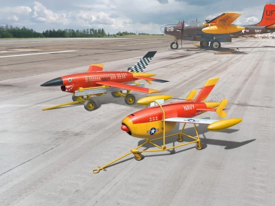 US Aerial Target Drons (2 drones and 2 trailers)