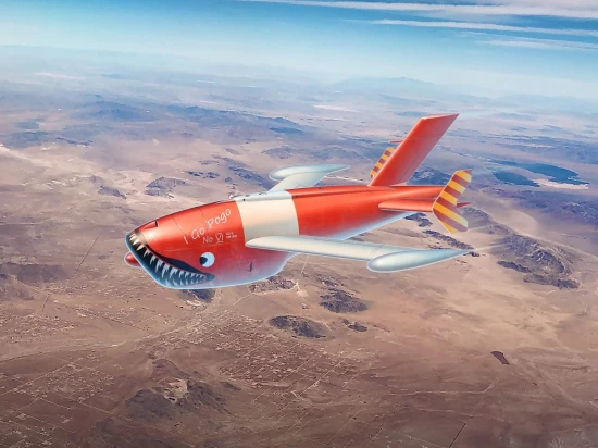 KDA-1 (Q-2A) Firebee - US Drone (2 airplanes and pilons)