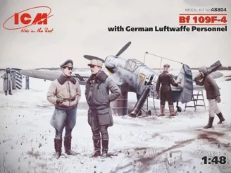 BF 109F-4 with German Luftwaffe Personnel