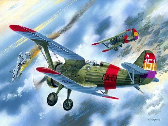 I-15 Chato - Spanish Air Force Biplane Fighter