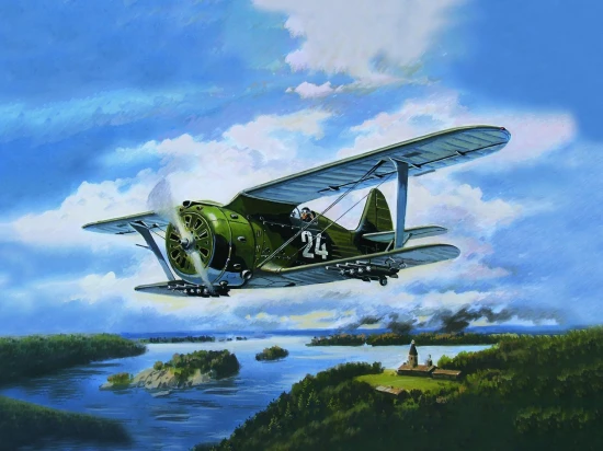 I-153 Chaika - WWII Soviet Biplane Fighter