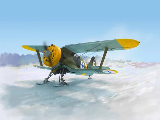 I-153 - WWII Finnish Air Force Fighter (winter version)