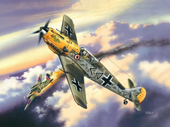 Messerschmitt BF 109E-4 - WWII German Fighter