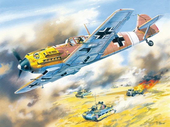 Messerschmitt BF 109E-7/Trop - WWII German Fighter