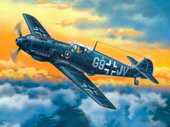 Messerschmitt BF 109E-4 - WWII German Night Fighter