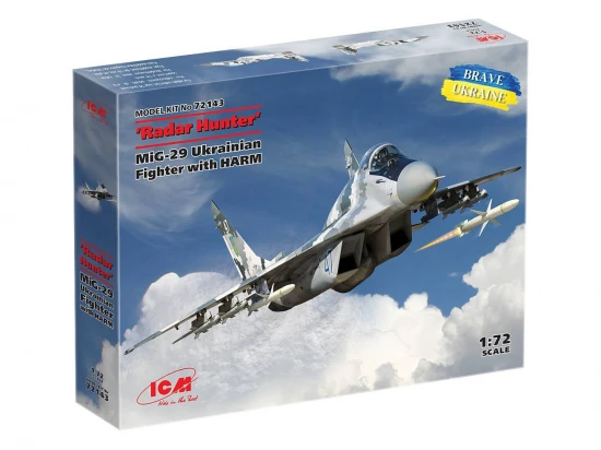 Radar Hunter - MiG-29 9-13Ukrainian Fighter with HARM missiles