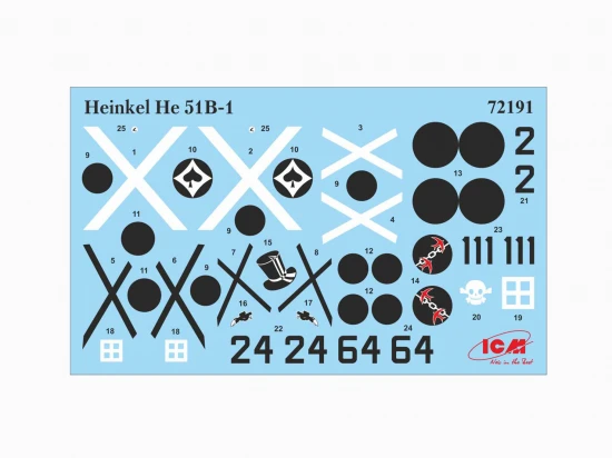 Heinkel He 51B-1 - Spanish Air Force Biplane Fighter