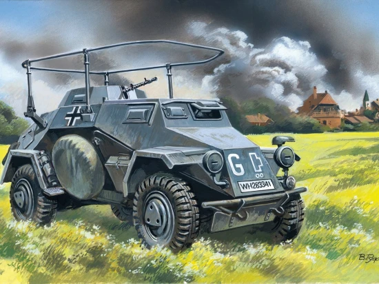 Sd.Kfz.223 - German Radio Communication Vehicle
