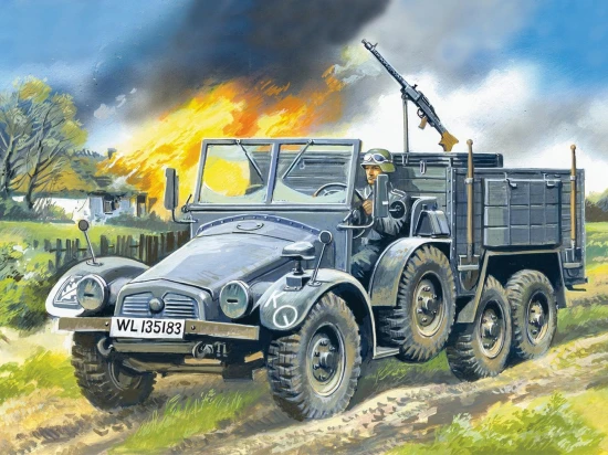 Krupp L2H143 Kfz.70 - German Light Army Truck