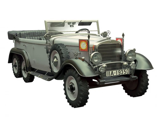 G4 (1935 production) - WWII German Staff Car - snap fit/no glue
