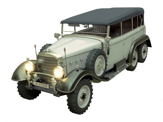 G4 (1935 production) Soft Top - WWII German Staff Car - snap fit/no glue