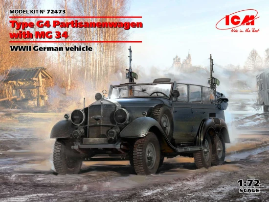 Type G4 Partisanenwagen with MG 34 - WWII German Vehicle