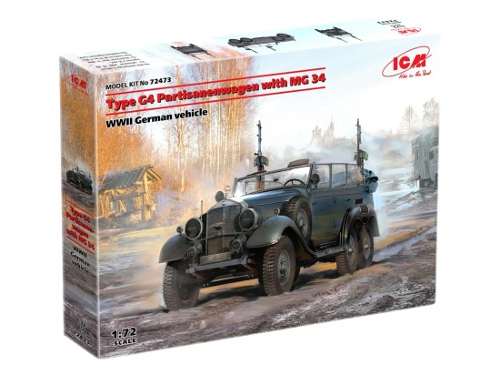 Type G4 Partisanenwagen with MG 34 - WWII German Vehicle